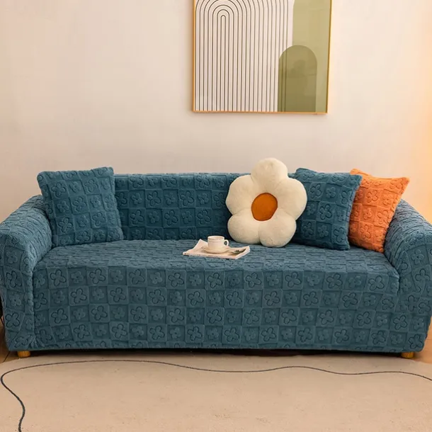 Elastic Jacquard Fabric Sofa Cover Stretch Couch Cover Sectional L Shape Sofa Slipcover Corner Case for Living Room 1/2/3/4 Seat