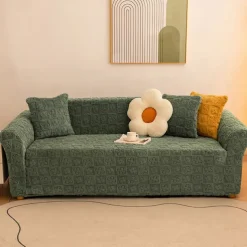 Elastic Jacquard Fabric Sofa Cover Stretch Couch Cover Sectional L Shape Sofa Slipcover Corner Case for Living Room 1/2/3/4 Seat