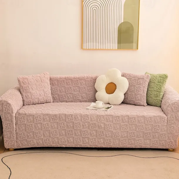 Elastic Jacquard Fabric Sofa Cover Stretch Couch Cover Sectional L Shape Sofa Slipcover Corner Case for Living Room 1/2/3/4 Seat