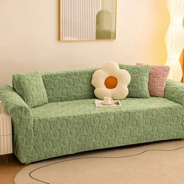 Elastic Jacquard Fabric Sofa Cover Stretch Couch Cover Sectional L Shape Sofa Slipcover Corner Case for Living Room 1/2/3/4 Seat