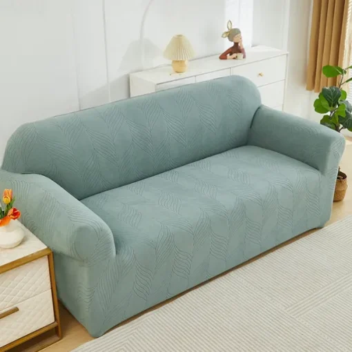 Elastic Jacquard Fabric Sofa Cover Stretch Couch Cover Sectional L Shape Sofa Slipcover Corner Case for Living Room 1/2/3/4 Seat