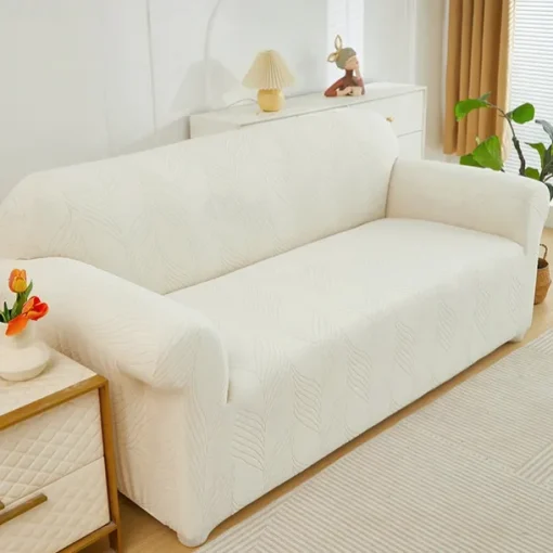 Elastic Jacquard Fabric Sofa Cover Stretch Couch Cover Sectional L Shape Sofa Slipcover Corner Case for Living Room 1/2/3/4 Seat