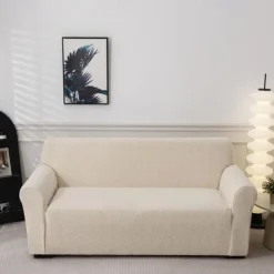 Elastic Jacquard Fabric Sofa Cover Stretch Couch Cover Sectional L Shape Sofa Slipcover Corner Case for Living Room 1/2/3/4 Seat
