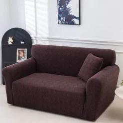 Elastic Jacquard Fabric Sofa Cover Stretch Couch Cover Sectional L Shape Sofa Slipcover Corner Case for Living Room 1/2/3/4 Seat