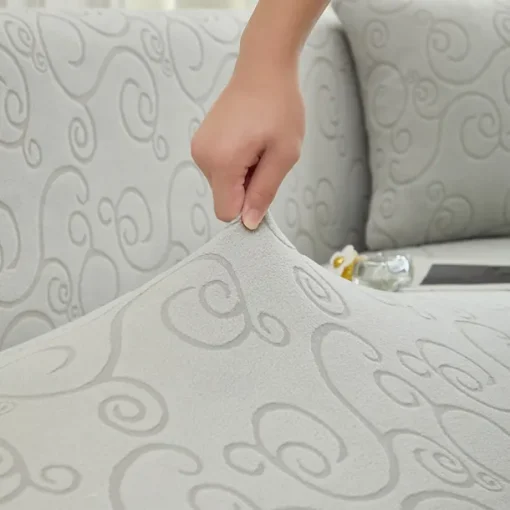 Elastic Jacquard Fabric Sofa Cover Stretch Couch Cover Sectional L Shape Sofa Slipcover Corner Case for Living Room 1/2/3/4 Seat