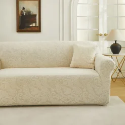 Elastic Jacquard Fabric Sofa Cover Stretch Couch Cover Sectional L Shape Sofa Slipcover Corner Case for Living Room 1/2/3/4 Seat