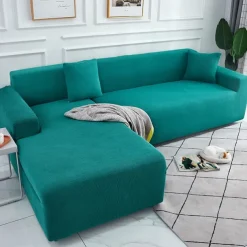 Elastic Jacquard Fabric Sofa Cover Stretch Couch Cover Sectional L Shape Sofa Slipcover Corner Case for Living Room 1/2/3/4 Seat