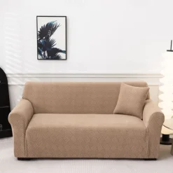 Elastic Jacquard Fabric Sofa Cover Stretch Couch Cover Sectional L Shape Sofa Slipcover Corner Case for Living Room 1/2/3/4 Seat