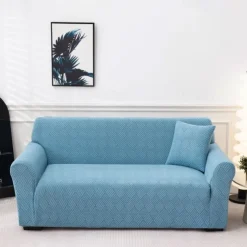Elastic Jacquard Fabric Sofa Cover Stretch Couch Cover Sectional L Shape Sofa Slipcover Corner Case for Living Room 1/2/3/4 Seat