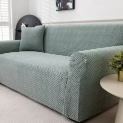 Elastic Jacquard Fabric Sofa Cover Stretch Couch Cover Sectional L Shape Sofa Slipcover Corner Case for Living Room 1/2/3/4 Seat