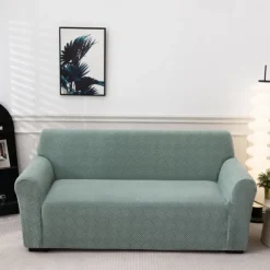 Elastic Jacquard Fabric Sofa Cover Stretch Couch Cover Sectional L Shape Sofa Slipcover Corner Case for Living Room 1/2/3/4 Seat