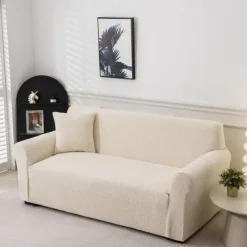 Elastic Jacquard Fabric Sofa Cover Stretch Couch Cover Sectional L Shape Sofa Slipcover Corner Case for Living Room 1/2/3/4 Seat