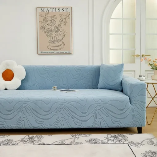 Elastic Jacquard Fabric Sofa Cover Stretch Couch Cover Sectional L Shape Sofa Slipcover Corner Case for Living Room 1/2/3/4 Seat
