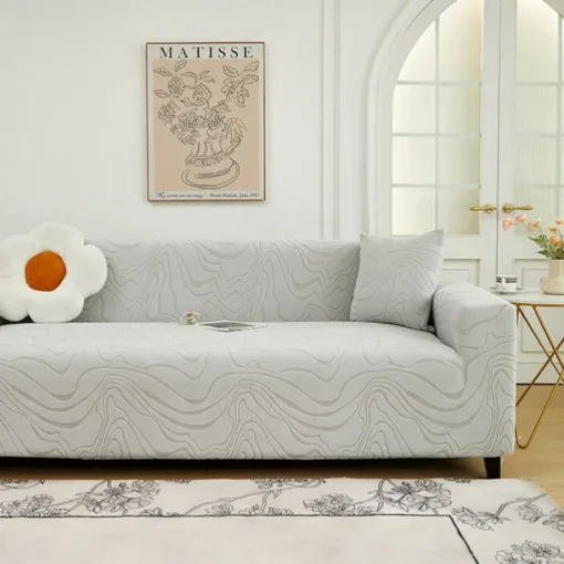 Elastic Jacquard Fabric Sofa Cover Stretch Couch Cover Sectional L Shape Sofa Slipcover Corner Case for Living Room 1/2/3/4 Seat