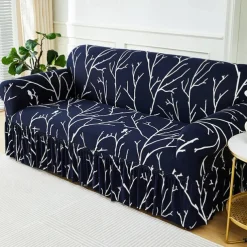 Elastic Sofa Cover Full Cover Nordic Style Sofa Cover Non-slip Fabric Skirt Sofa Cover