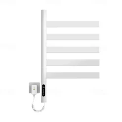 Electric Towel Warmers Radiator, Wall-Mounted Electric Towel Rack, 180° Rotation Smart Constant Temperature Towel Warmer, Heated Radiator Bathroom Accessories, Electric Towel Dryer