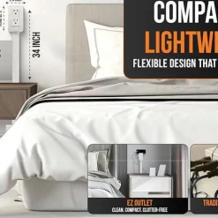 Electrical Outlet Extender. Access Hard-to-Reach Outlets Use Behind Couches, Nightstands, Desks, and More