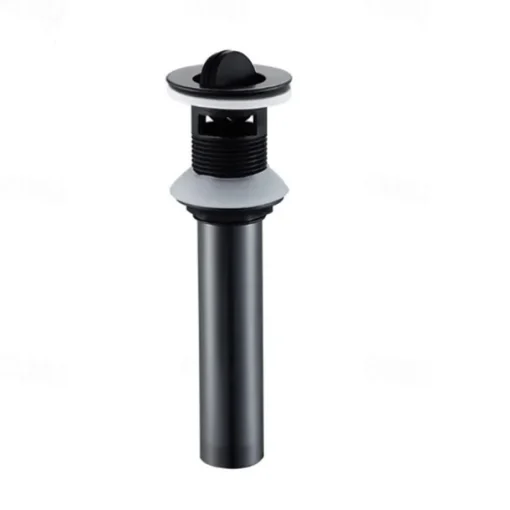 Electroplated Pop-up Water Drain With Overflow Superior Quality Faucet Accessory Antique Brass Golden and Black Finished