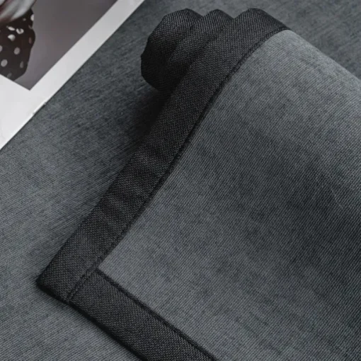 Embroidery Chenille Anti-Slip Sofa Seat Cushion Cover Slipcovers Solid Color