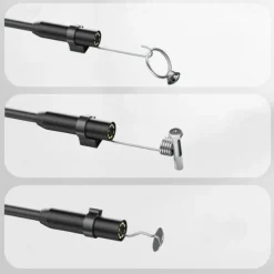 Endoscope Camera with Light,1080P HD Borescope Tools with Adjustable LED Lights, Endoscope with Semi-Rigid Snake Camera, Inspection Borescope for iOS and Android, 16.4ft Single Lens