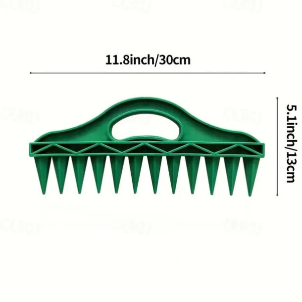 Ergonomic Handheld Plastic Gardening Puncher - Soil Quick Drilling Seed Spacer Tool for Vegetable Plant Sowing, Essential for Spring Sowing