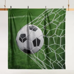 European Cup Football 3D Print 3-piece Duvet Set for Hotel Bedroom Hotel Football Fan Bedding Comfort Set 1 Duvet Cover 2 Pllowcases Queen Size Bed Set
