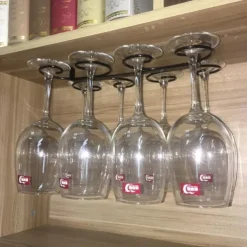 European-style Wine Glass Holder Wine Cabinet Tall Glass Holder Creative Upside Down Hanging Glass Holder Hanging Glass Holder Household Wine Glass Holder