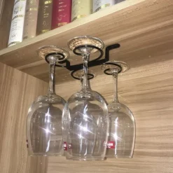 European-style Wine Glass Holder Wine Cabinet Tall Glass Holder Creative Upside Down Hanging Glass Holder Hanging Glass Holder Household Wine Glass Holder