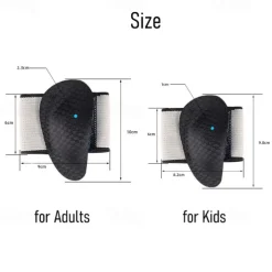 EVA Sports Foot Pad, Flat Foot Arch Support Half Pad For Men And Women, Inner And Outer Eight-character Orthopedic Arch Insole