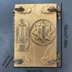 Exquisite Mummy Book of the Dead - Resin Craft Magic Book Ornament