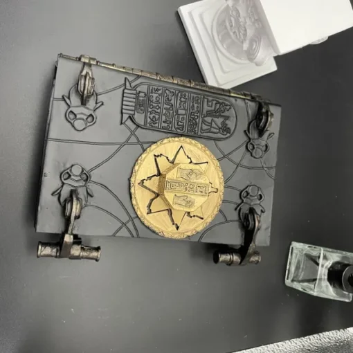 Exquisite Mummy Book of the Dead - Resin Craft Magic Book Ornament