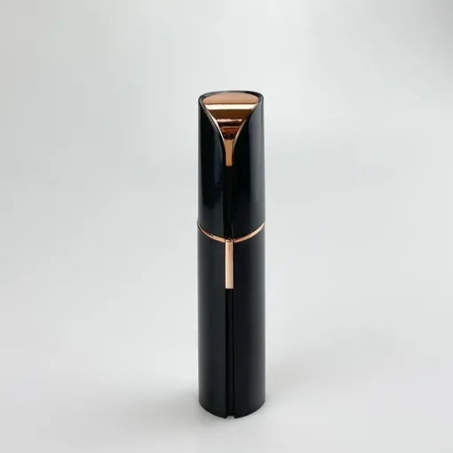 Facial Hair Removal For Women Painless Hair Remover, Waterproof Shaver Razor Hair Remover With LED Light For Face Bikini Peach Fuzz Upper Mustache Lip Chin (Matte Black)