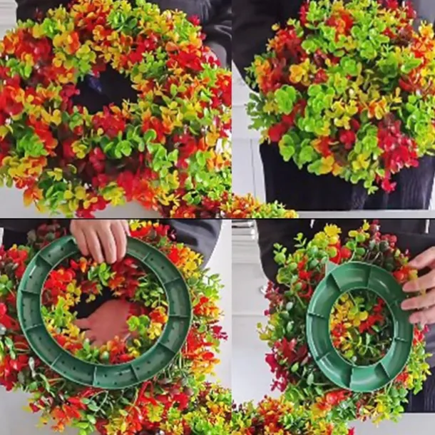 Fall Eucalyptus Farmhouse Wreath,Artificial Door Wreath, Front Door Decoration, Autumn Decoration Wreath, Autumn Decoration, Wall Wreath, Artificial Plants