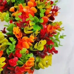 Fall Eucalyptus Farmhouse Wreath,Artificial Door Wreath, Front Door Decoration, Autumn Decoration Wreath, Autumn Decoration, Wall Wreath, Artificial Plants