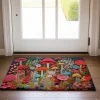 Fantasy Mushroom Doormat Floor Mats Washable Rugs Kitchen Mat Quilting Art Non-Slip Oil Proof Rug Indoor Outdoor Mat Bedroom Decor Bathroom Mat Entrance Rug