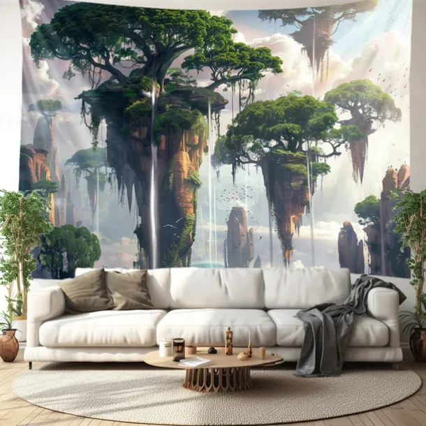 Fantasy Tree of Life Hanging Tapestry Wall Art Large Tapestry Mural Decor Photograph Backdrop Blanket Curtain Home Bedroom Living Room Decoration