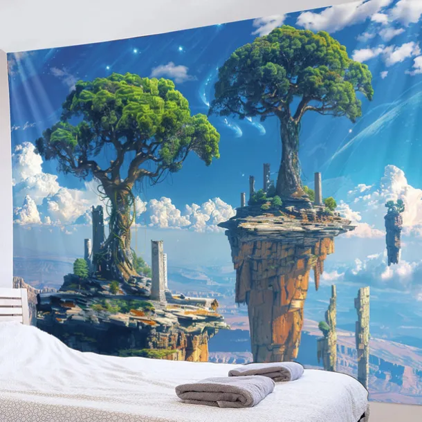 Fantasy Tree of Life Hanging Tapestry Wall Art Large Tapestry Mural Decor Photograph Backdrop Blanket Curtain Home Bedroom Living Room Decoration