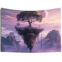 Fantasy Tree of Life Hanging Tapestry Wall Art Large Tapestry Mural Decor Photograph Backdrop Blanket Curtain Home Bedroom Living Room Decoration