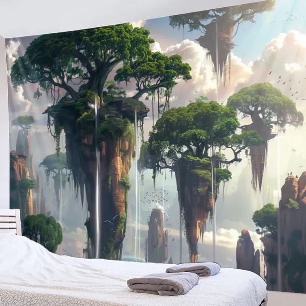 Fantasy Tree of Life Hanging Tapestry Wall Art Large Tapestry Mural Decor Photograph Backdrop Blanket Curtain Home Bedroom Living Room Decoration