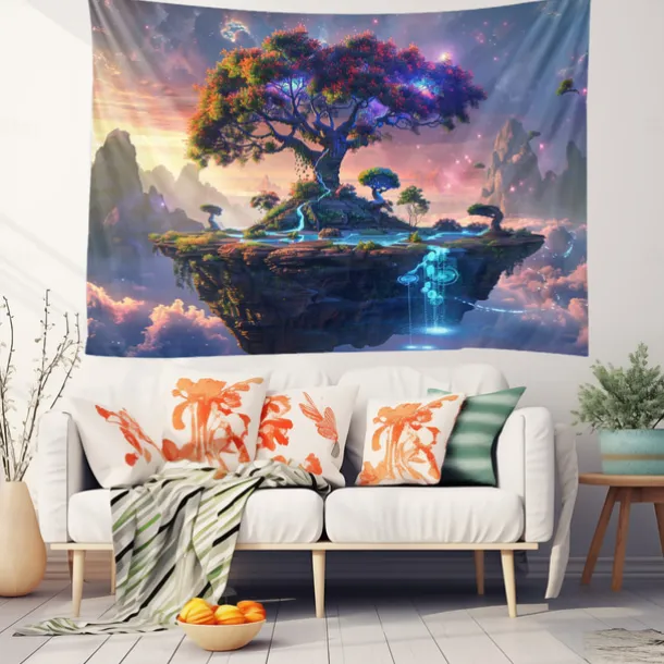 Fantasy Tree of Life Hanging Tapestry Wall Art Large Tapestry Mural Decor Photograph Backdrop Blanket Curtain Home Bedroom Living Room Decoration
