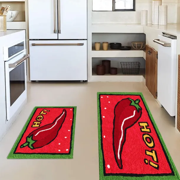 Farmhouse Chicken Area Rug Kitchen Mat Non-Slip Oil Proof Floor Mat Livingroom Rug Indoor Outdoor Mat Bedroom Decor Bathroom Mat Entrance Rug Door Mat