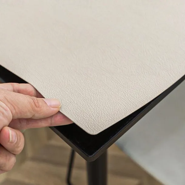 Farmhouse Table Mat Cover 100% Waterproof Oil-Proof Vinyl PVC Table Cloth, Rectangle Tablecloth Protector for Dining Table, Outdoor and Indoor