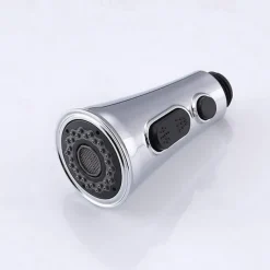 Faucet Accessories,Excellent Quality ABS/PC Helmet Lining-Surface Treatment-Chrome Faucet Spout Replacement Parts for Pull Down Kitchen Faucet