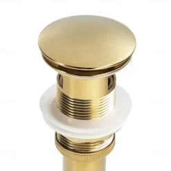 Faucet Accessory,Copper Titanium Superior Quality Pop-up Water Drain With Overflow