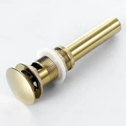 Faucet Accessory,Copper Titanium Superior Quality Pop-up Water Drain With Overflow