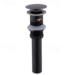 Faucet Accessory,Superior Quality Pop-up Water Drain With Overflow Contemporary Brass Chrome