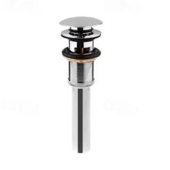 Faucet Accessory,Superior Quality Pop-up Water Drain With Overflow Contemporary Brass Chrome