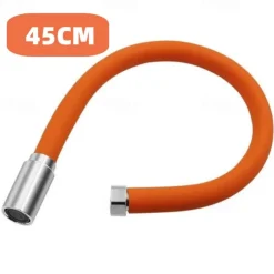 Faucet Extension Tube 45cm, Universal Flexible Hose Shapeable Water Pipe Multipurpose Connector Faucet for Kitchen Sink Bathroom Garden