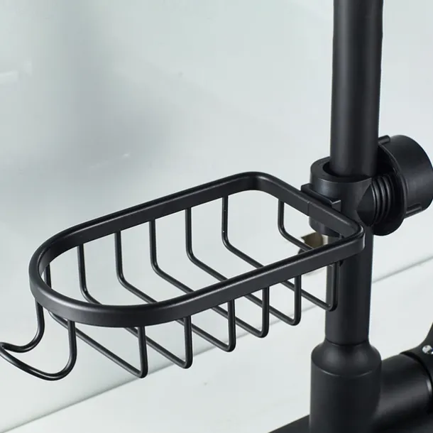 Faucet Storage Rack,Sink Organizer for Soap Sponge Brush Scrubber Sink Caddy Organizer Suitable for Most of Kitchen Faucets and Bathroom Faucets