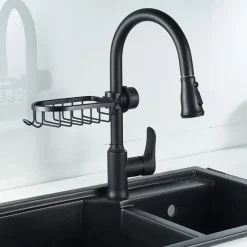 Faucet Storage Rack,Sink Organizer for Soap Sponge Brush Scrubber Sink Caddy Organizer Suitable for Most of Kitchen Faucets and Bathroom Faucets